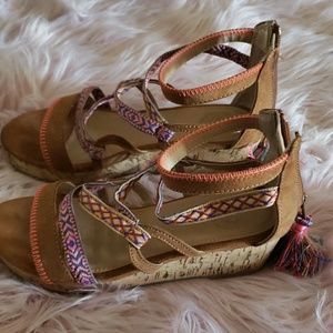 Wedge sandals